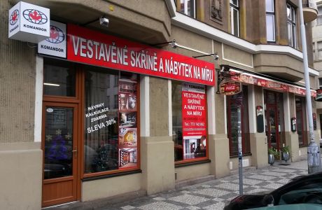 Vestavěné skříně Praha 5 - Smíchov